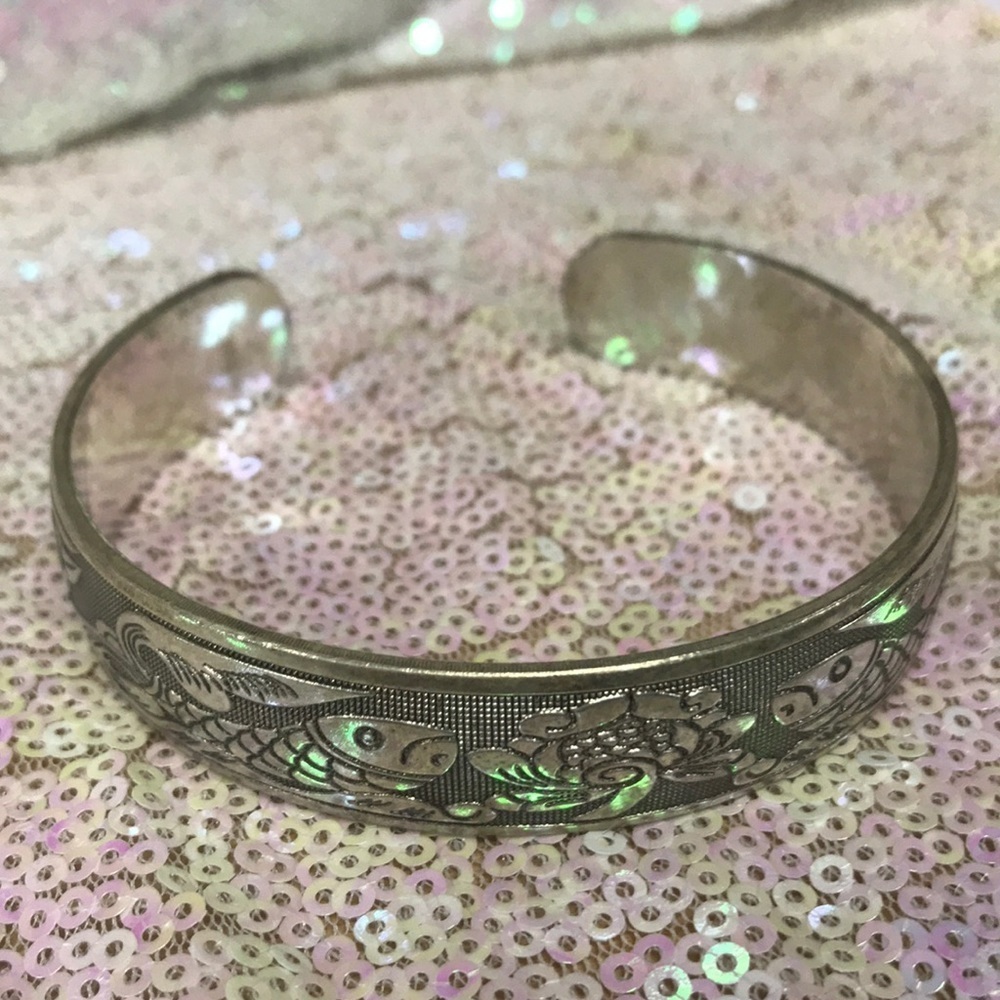 Tibetian Silver Cuff #6